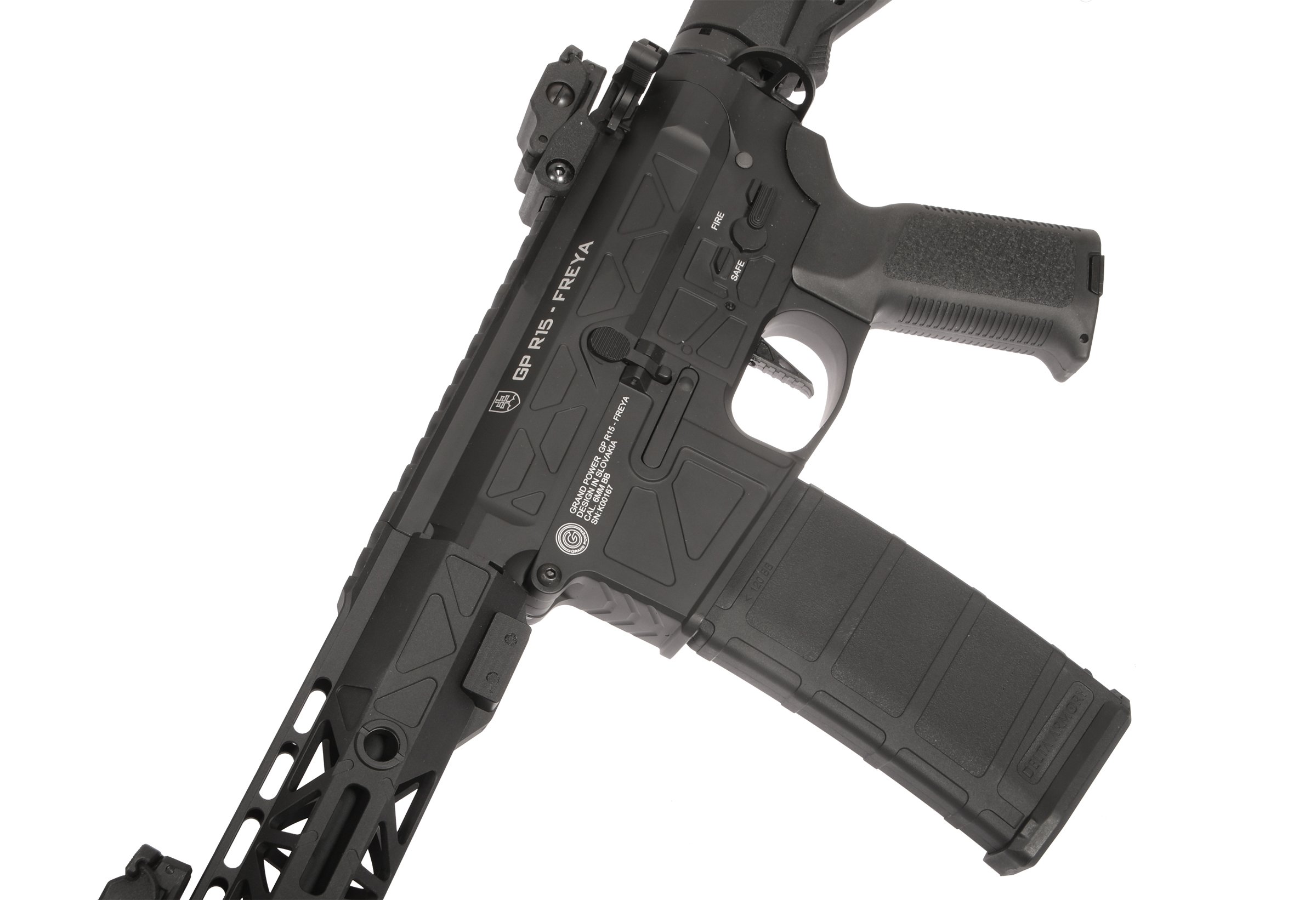 DELTA ARMORY Airsoft AEG FREYA R15 M-LOK 7" Aster II
