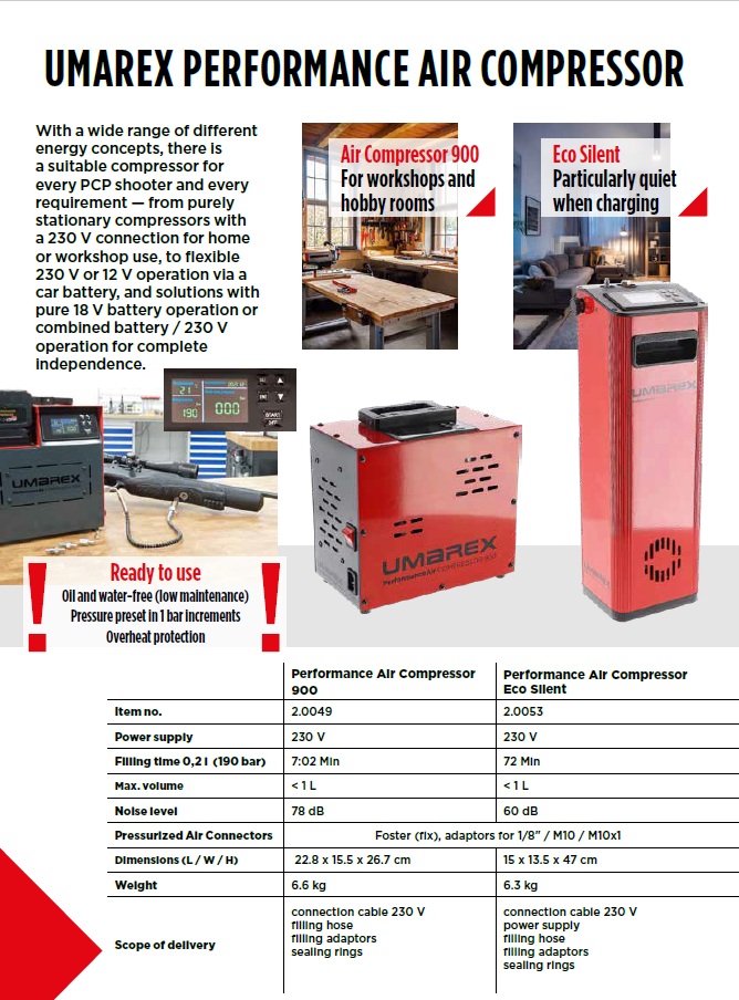 UMAREX Performance Air Compressor 1100