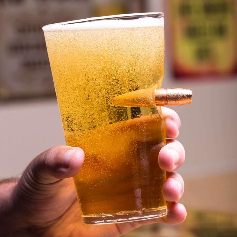 LUCKY SHOT Pint Glass LUCKY SHOT Pint Glass