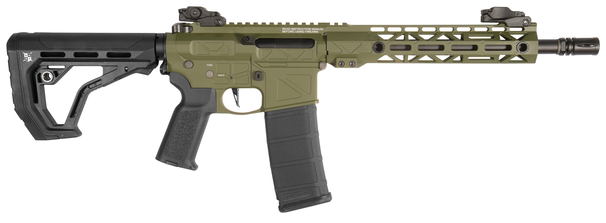DELTA ARMORY Airsoft AEG FREYA R15 M-LOK 10" Warhead & Aster II
