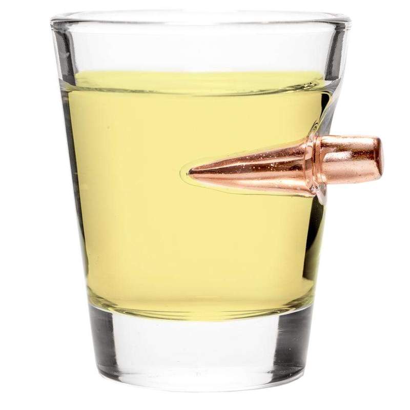 LUCKY SHOT Bullet Shot Glass .308 Projectile (1.82oz) LUCKY SHOT Bullet Shot Glass .308 Projectile (1.82oz)