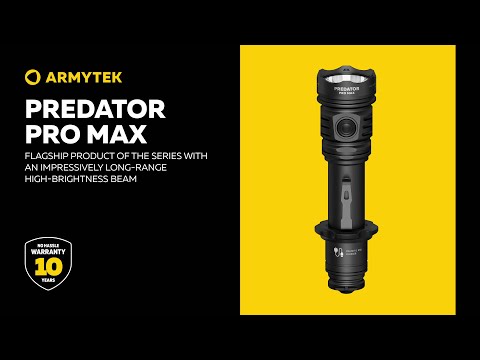 ARMYTEK Predator Pro Max Magnet USB PCB White