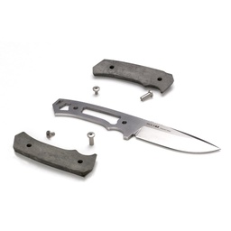 WOOX Rock 62 Micarta Knife Engraved
