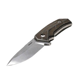 WOOX Rock 62 Micarta Knife Engraved