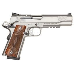 SW1911 E Series Tactical Rail S/S Gls Bead .45 Auto 5in 8rnd SAO