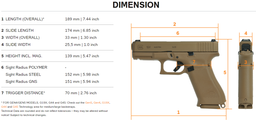 GLOCK Handgun G19X Coyote