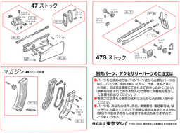 TOKYO MARUI AK47 Parts