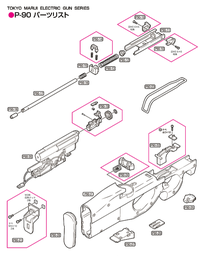 TOKYO MARUI P90 parts