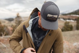 VORTEX Men's Peakline Cap - Dark Charcoal