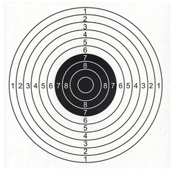 RAM TARGETS Paper Targets 17x17cm 50pcs