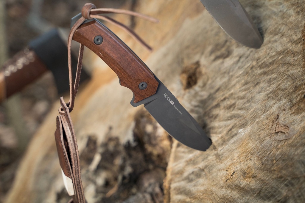 WOOX Rock 62 Walnut Knife Plain