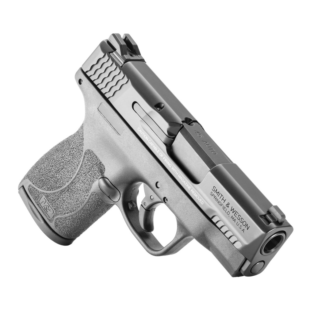 M&P 45 Shield M2.0 No Thumb Safety Blk .45 Auto 3.3in 7rnd SF