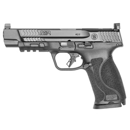 M&P 9 M2.0 Optics Ready NTS (W/Forward Serrations), Flat Trigger, Blk 9mm Luger 5in 17RD - Optic Height Night Sights