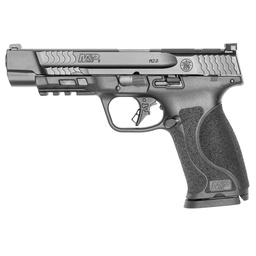 M&P 9 M2.0 Optics Ready  NTS (W/Forward Serrations), Flat Trigger, Blk 9mm Luger 5in 17RD - Standard Height Night Sights