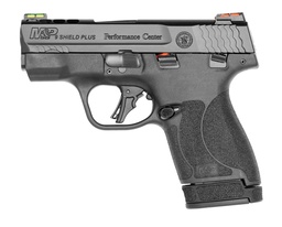 PC M&P 9 Shield Plus Fiber Optics Sights Ported Thumb Safety BLK 9mm Luger 3.1in 10/13rnd