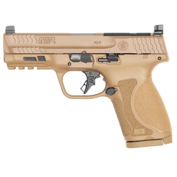 M&P 9 Compact M2.0 OR Optic Ready No Thumb Safety FDE 9mm Luger 4in 15rnd SF