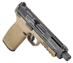 S&W M&P 5.7 Two-Tone OR Optic Ready Threaded Barrel No Thumb Safety FDE/BLK 5.7x28mm 5in 22rnd