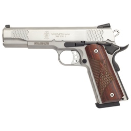 SW1911 E Series S/S Gls Bead .45 Auto 5in 8rnd SAO