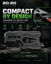Chiappa LTL Delta 1.50 CO2 Pocket Pistol Black