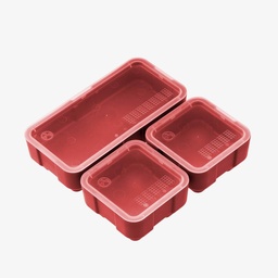 DAKA Bin, 4 X 2 X 2 RED
